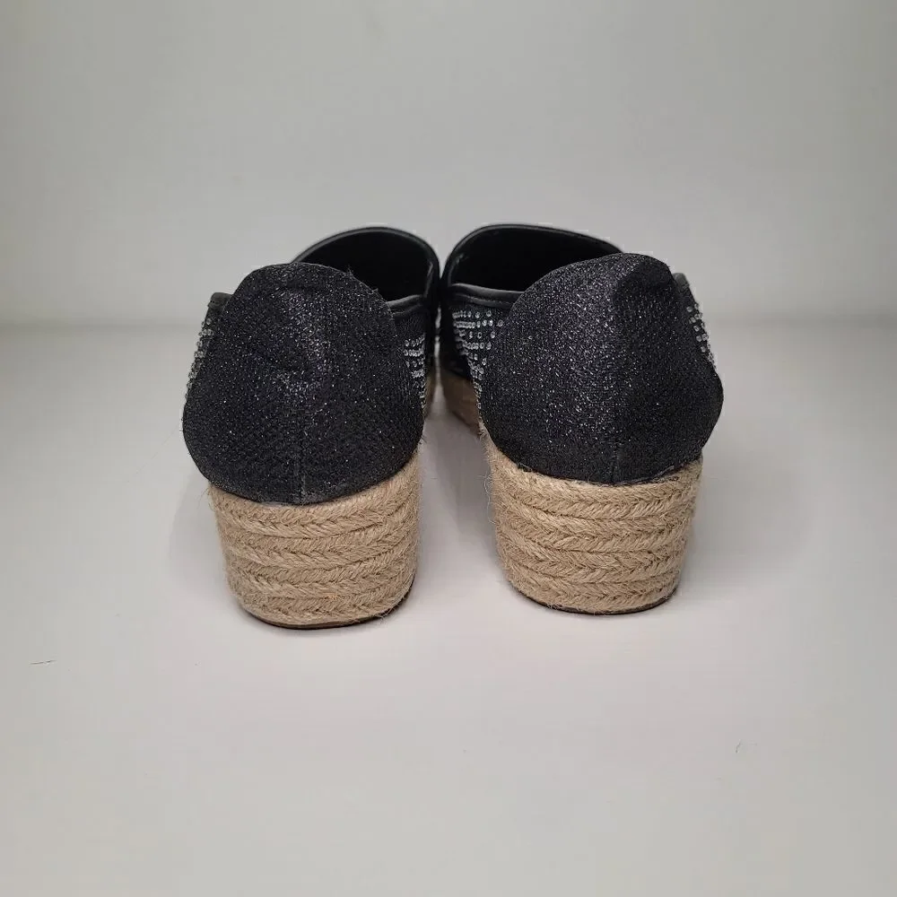 NEW Andiamo arosa jeweled espadrille slip …
